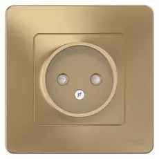 Розетка Schneider Electric BLNRS000114 б/з со шторками, 16А, 250В Титан внутр