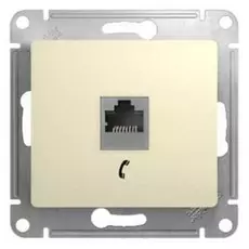 Розетка Schneider Electric GSL000281T телефонная RJ11
