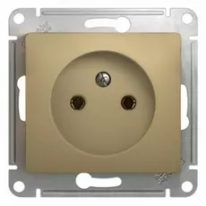 Розетка Schneider Electric GSL000441 Glossa Титан без заземления
