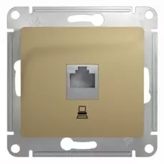 Розетка Schneider Electric GSL000481K Glossa Титан компьютерная RJ45 кат.5E