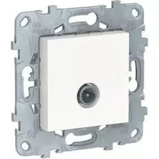 Розетка Schneider Electric NU546318 UnicaNew, белый, TV, проходная