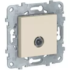 Розетка Schneider Electric NU546344 UnicaNew, беж, TV, проходная