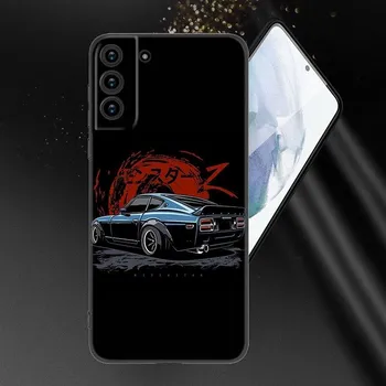 Sports Car JDM Drift Phone Case For Samsung Galaxy S20 S21 FE S22 Ultra S10 Lite S10E S9 S8 Plus S7 Edge Soft TPU Black Cover Samsung S10E
