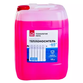 теплоноситель ТЕХНОЛОГИЯ УЮТА -65 этиленгликоль 10кг