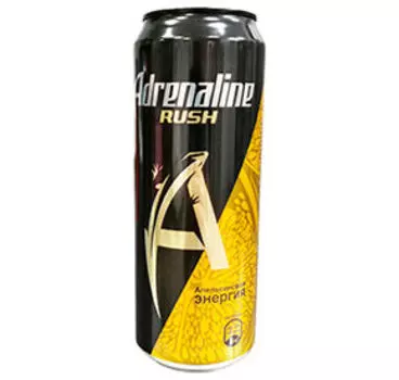 Энергетические и спортивные напитки Adrenalin Rush