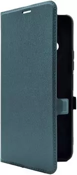 Чехол-книжка BoraSCO для смартфона Xiaomi Redmi A3, искусственная кожа/микрофибра, зеленый (73107)