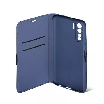 Чехол-книжка DF для смартфона HUAWEI Honor 30S RU, синий (hwFlip-88)