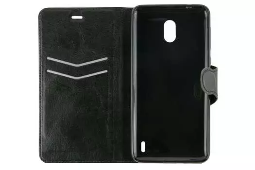Чехол-книжка Red Line Book Type для смартфона Nokia 2, искусственная кожа, черный