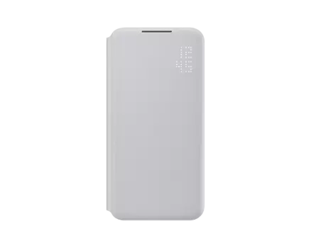 Чехол-книжка Samsung Smart LED View Cover для смартфона Samsung Galaxy S22+, TPU, поликарбонат, светло-серый (EF-NS906PJEGRU)