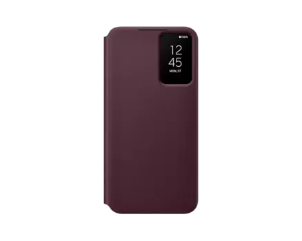 Чехол-книжка Samsung SmartClearView Galaxy S22+ для смартфона Samsung EF-ZS906CEEGRU, коричневый (EF-ZS906CEEGRU)