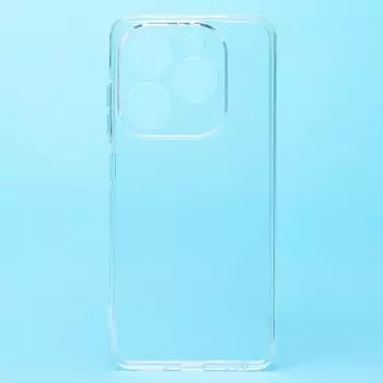 Чехол-накладка Activ ASC-101 Puffy 0.9мм для смартфона Infinix Hot 40i, силикон, прозрачный (230449)