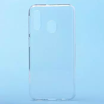Чехол-накладка Activ ASC-101 Puffy 0.9мм для смартфона Samsung SM-A202 Galaxy A20e, прозрачный (101515)
