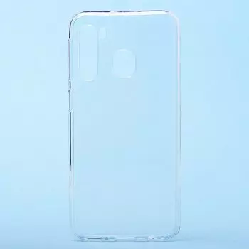 Чехол-накладка Activ ASC-101 Puffy 0.9мм для смартфона Samsung SM-A215 Galaxy A21, силикон, прозрачный (116600)