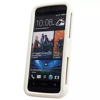 Чехол-накладка Activ для телефона универсальный ASC-102 4"-4.5", силикон, белый (63034)