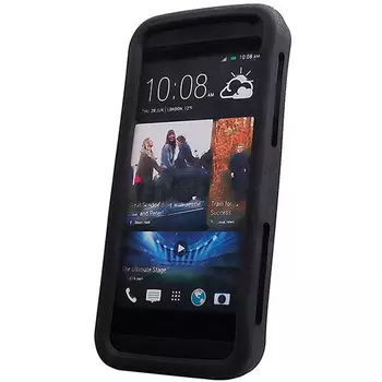 Чехол-накладка Activ для телефона универсальный ASC-102 4"-4.5", силикон, черный (63023)