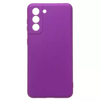 Чехол-накладка Activ Full Original Design для смартфона Samsung SM-G991 Galaxy S21, силикон, фиолетовый (221803)