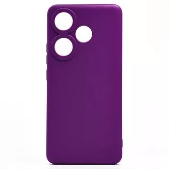 Чехол-накладка Activ Full Original Design для смартфона Poco F6, силикон, фиолетовый (233653)