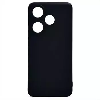 Чехол-накладка Activ Full Original Design для смартфона Poco F6, силикон, черный (233651)