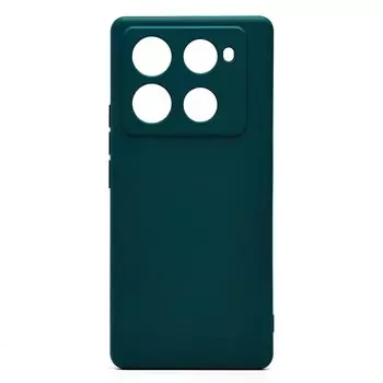 Чехол-накладка Activ Full Original Design для смартфона Infinix Note 40 Pro 4G, силикон, темно-зеленый (230709)