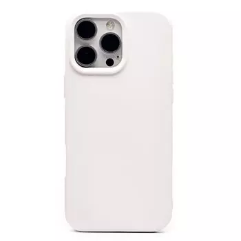 Чехол-накладка Activ Full Original Design для смартфона Apple iPhone 16 Pro Max, силикон, белый (234460)