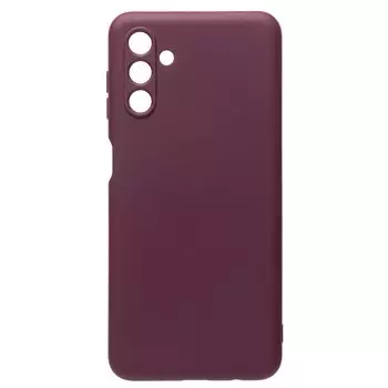 Чехол-накладка Activ Full Original Design для смартфона Samsung Galaxy A04s, силикон, бордовый (210047)