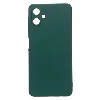Чехол-накладка Activ Full Original Design для смартфона Samsung Galaxy A06, силикон, темно-зеленый (235688)
