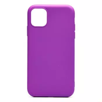 Чехол-накладка Activ Full Original Design для смартфона Apple iPhone 11, силикон, фиолетовый (208952)