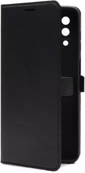 Чехол-книжка BoraSCO для смартфона Samsung Galaxy M32, искусственная кожа/микрофибра, черный (40353)