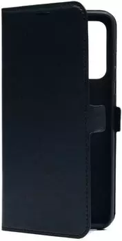 Чехол-книжка BoraSCO для смартфона Xiaomi Poco M4 Pro 5G, искусственная кожа/микрофибра, черный (70112)