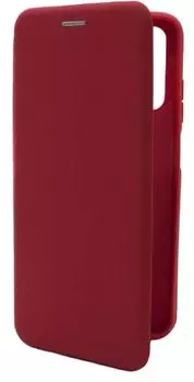 Чехол-книжка BoraSCO для смартфона Xiaomi Redmi 10, искусственная кожа/микрофибра, красный (40479)