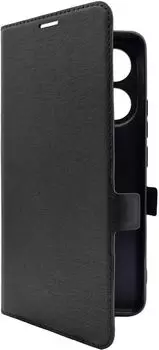 Чехол-книжка BoraSCO для смартфона Xiaomi Redmi Note 13 Pro +, искусственная кожа/микрофибра, черный (72997)