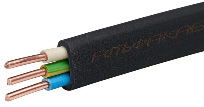 Кабель АЛЬФАКАБЕЛЬ ВВГ-Пнг(А)-LS 3х1.5 ОК (N PE) 0.66кВ (бухта 10м) 65535