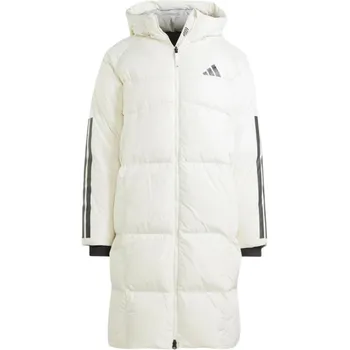 Adidas Спортивная серия Lifestyle Теплая длинная спортивная куртка с капюшоном Мужские куртки Han-Jade-White JG3838 2XL