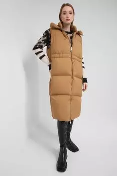 Удлиненный стеганый жилет Tommy Hilfiger
