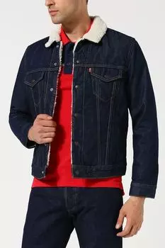 Утепленная джинсовая куртка на клепках LEVI'S