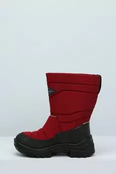 Утепленные сапоги с отделкой из кожи Kuoma