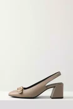 Туфли кожаные на каблуке Flow Furla