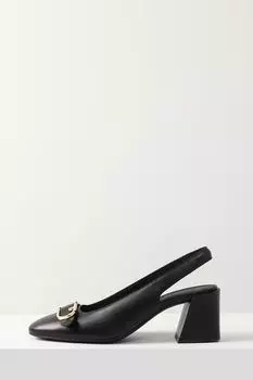 Туфли кожаные на каблуке Flow Furla