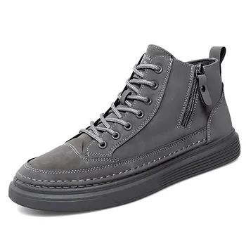 Модная кожаная мужская повседневная обувь Zapatos Brand Мужские мокасины Мокасины Дышащие туфли для вождения без застежек Большие размеры 39-46 Прямая поставка 39 чёрный