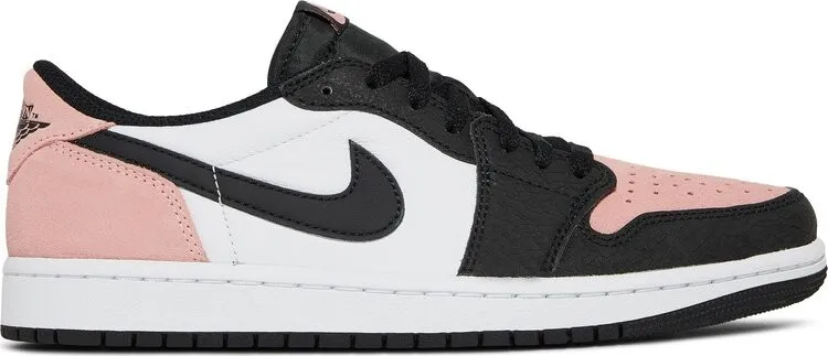 Кроссовки Air Jordan 1 Retro Low OG Bleached Coral, розовый