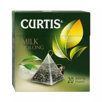 Чай Curtis 20 пир*1.7 г молочный улун зеленый