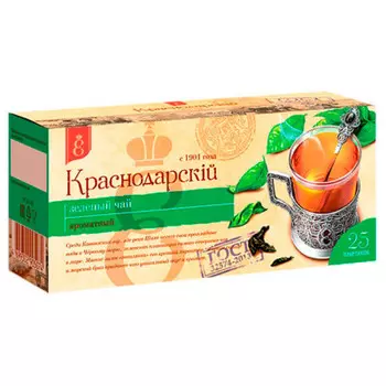 Чай Краснодарский 25 пак*1.7 г зеленый