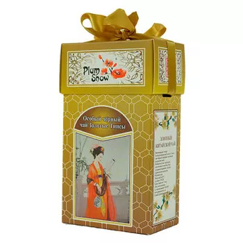 Чай Plum Snow 85 г особый черный золотые типсы