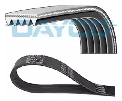 Ремень поликлиновой 825 мм 5 ручьев DAYCO 5PK825