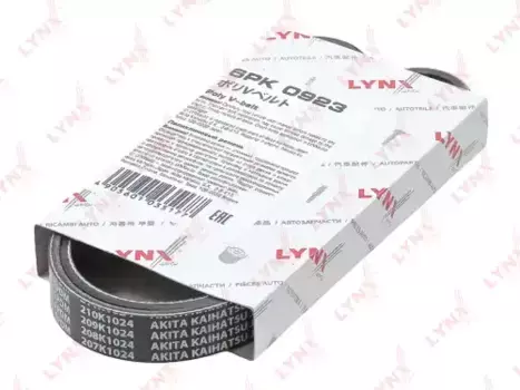 Ремень поликлиновой 923 мм 6 ручьев LYNXAUTO 6PK0923