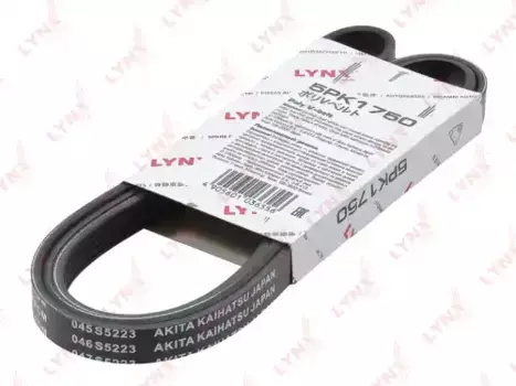 Ремень поликлиновой LYNXAUTO 5PK1750