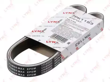Ремень поликлиновой LYNXAUTO 7PK1153