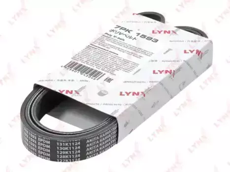 Ремень поликлиновой LYNXAUTO 7PK1593