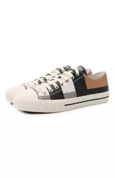 Кожаные кеды Burberry