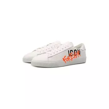 Кожаные кеды Cassetta Dsquared2
